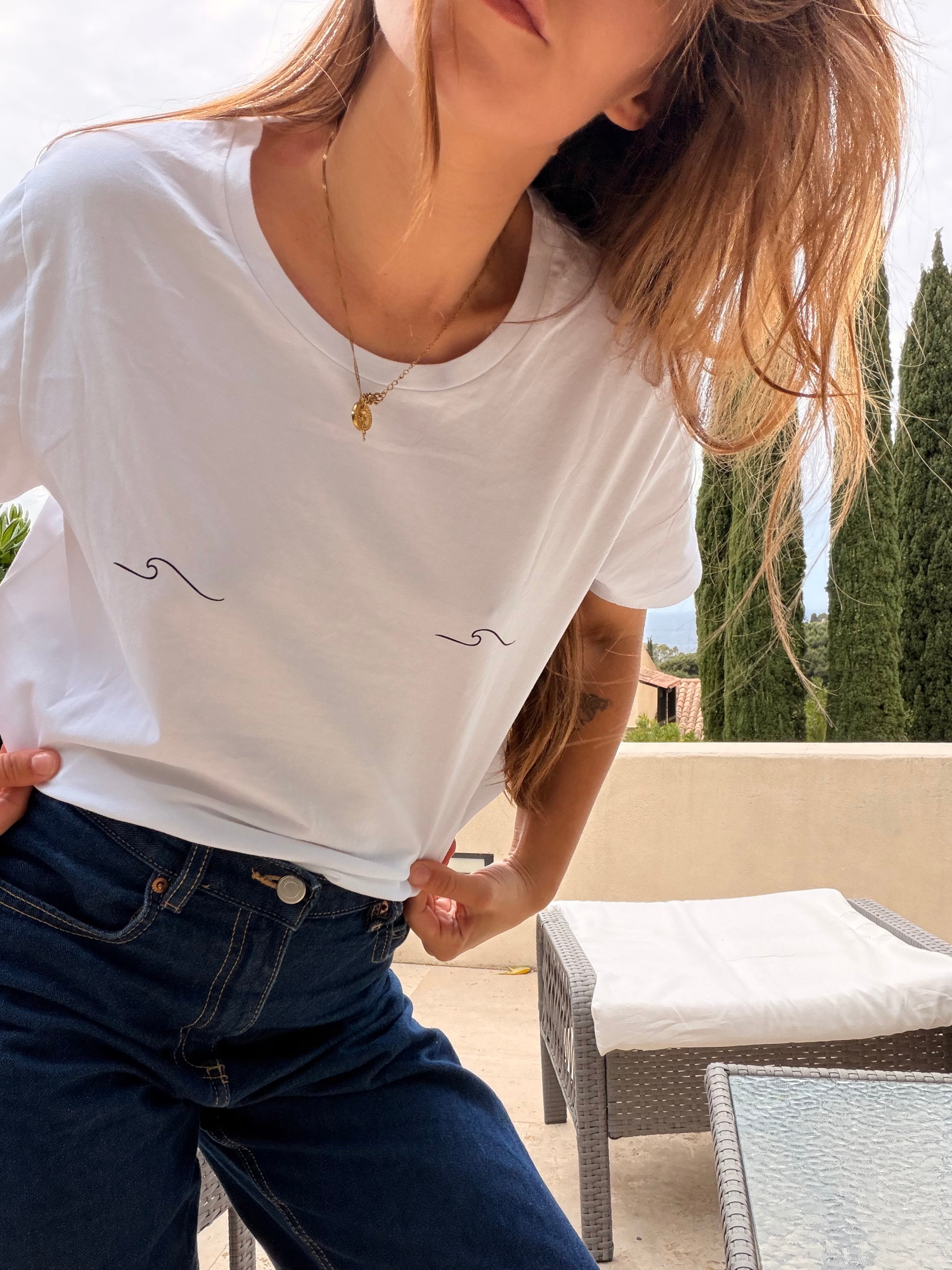 T-shirt "Double Vague"