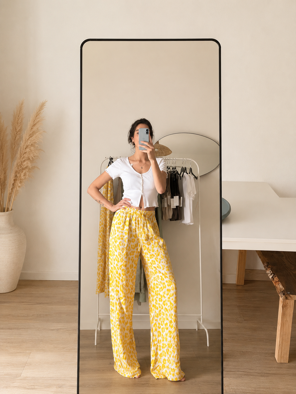 Pantalon Léo Jaune