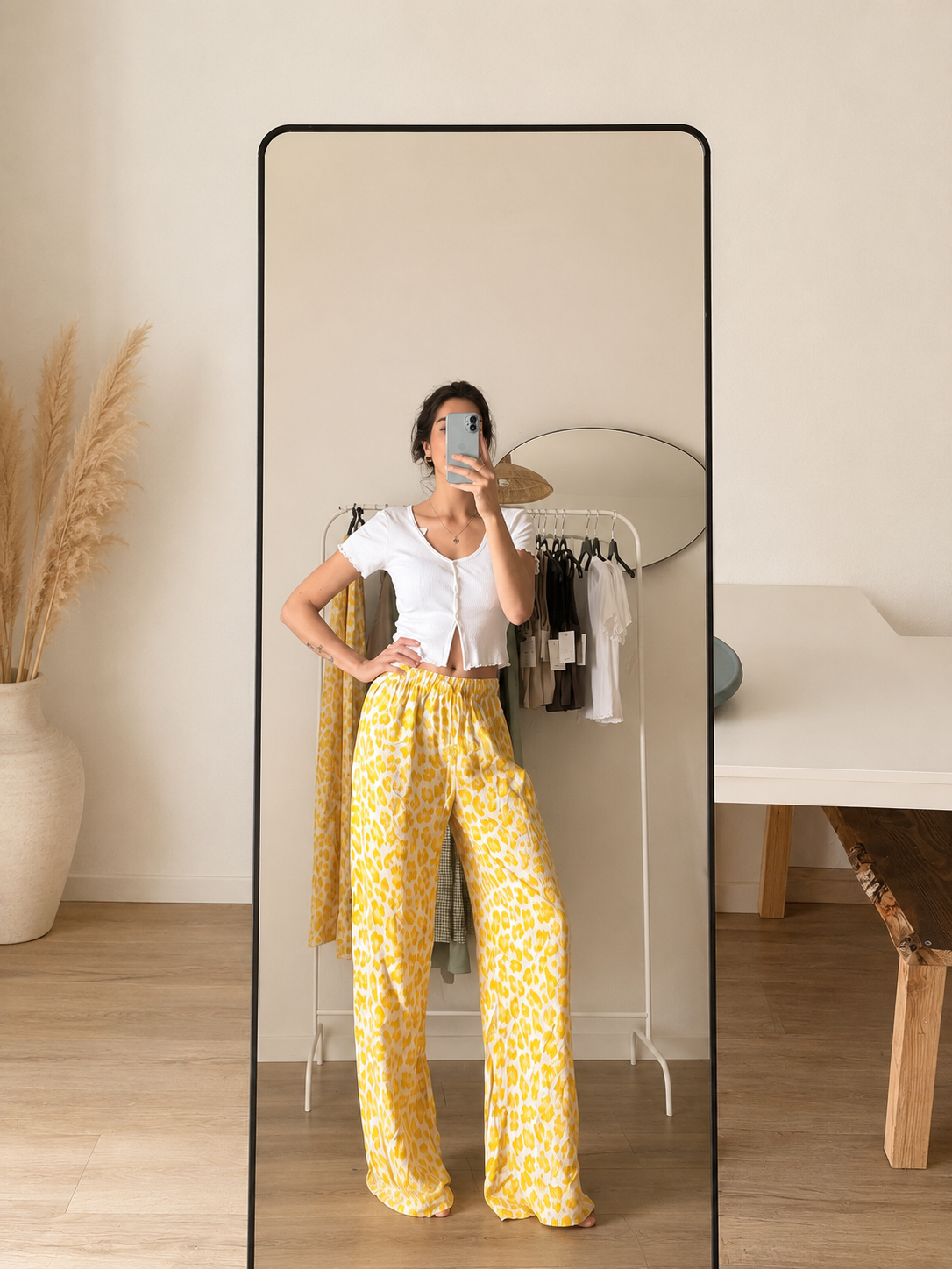 Pantalon Léo Jaune