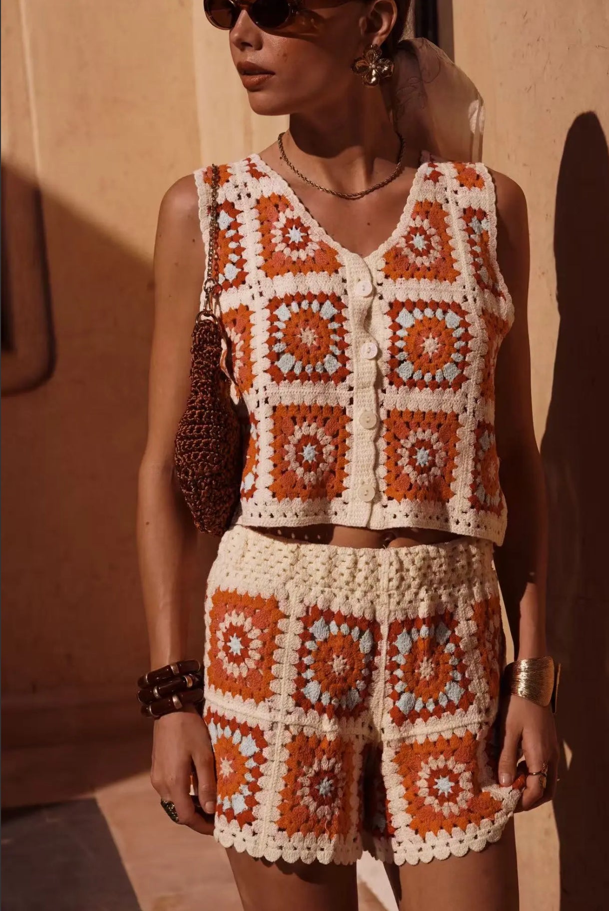 Short Crochet 100% Coton – Taille Unique